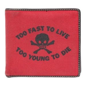 Vivienne Westwood Too Fast To Live Too Young To Die Wallet